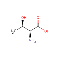 Threonine formula graphical representation