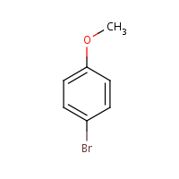 4-Bromoanisole formula graphical representation