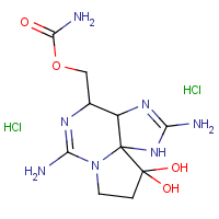 Saxitoxin dihydrochloride formula graphical representation