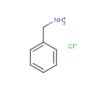 Benzylamine, hydrochloride formula graphical representation