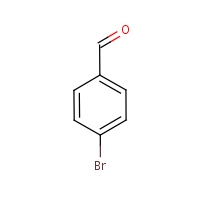 4-Bromobenzaldehyde formula graphical representation