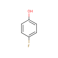 4-Fluorophenol formula graphical representation