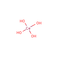 Cerium perhydroxide formula graphical representation