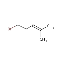 5-Bromo-2-methyl-2-pentene formula graphical representation