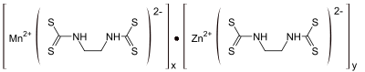 Mancozeb formula graphical representation