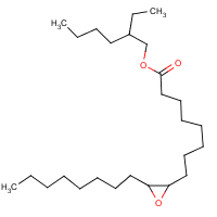 2-Ethylhexyl epoxystearate formula graphical representation