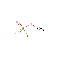 Methyl fluorosulfonate formula graphical representation