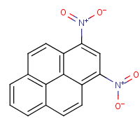 1,3-Dinitropyrene formula graphical representation