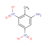 2-Amino-4,6-dinitrotoluene formula graphical representation