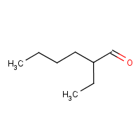 2-Ethylhexaldehyde formula graphical representation