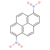 1,6-Dinitropyrene formula graphical representation