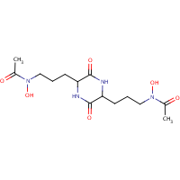 Rhodotorulic acid formula graphical representation