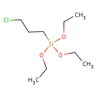 (3-Chloropropyl)triethoxysilane formula graphical representation