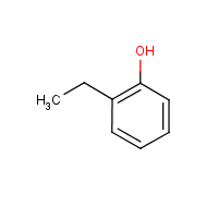 2-Ethylphenol formula graphical representation