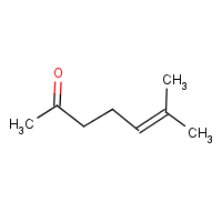 Methylheptenone formula graphical representation