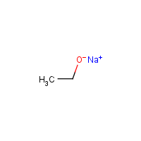 Sodium ethanolate formula graphical representation