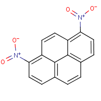1,8-Dinitropyrene formula graphical representation