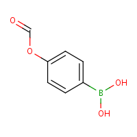 4-Carboxyphenylboronic acid formula graphical representation