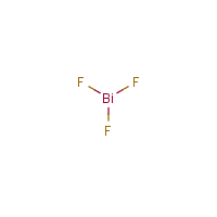 Bismuth(III) fluoride formula graphical representation