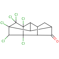Endrin ketone formula graphical representation