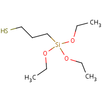 (3-Mercaptopropyl)triethoxysilane formula graphical representation