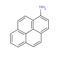 1-Aminopyrene formula graphical representation