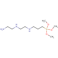 (3-Trimethoxysilylpropyl)diethylenetriamine formula graphical representation