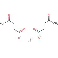 Calcium levulinate formula graphical representation