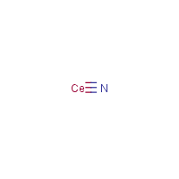 Cerium nitride formula graphical representation