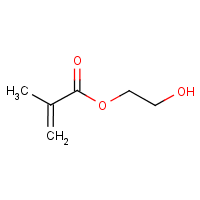 2-Hydroxyethyl methacrylate formula graphical representation