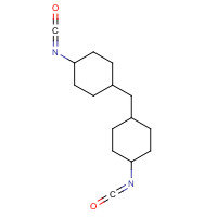 Dicyclohexylmethane 4,4'-diisocyanate formula graphical representation