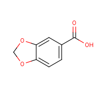 Piperonylic acid formula graphical representation