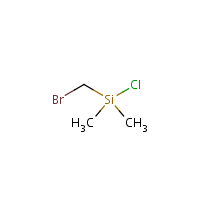 (Bromomethyl)dimethylchlorosilane formula graphical representation