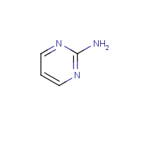 2-Aminopyrimidine formula graphical representation