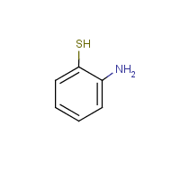 2-Aminothiophenol formula graphical representation