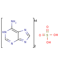 Adenine sulfate formula graphical representation