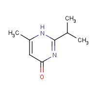 2-Isopropyl-6-methyl-4-pyrimidone formula graphical representation