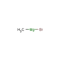 Methyl magnesium bromide formula graphical representation