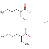 Cadmium 2-ethylhexanoate formula graphical representation