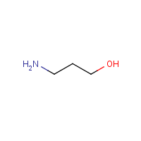 Propanolamine formula graphical representation