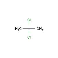 2,2-Dichloropropane formula graphical representation