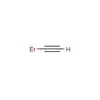 Erbium dicarbide formula graphical representation
