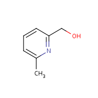6-Methyl-2-pyridinemethanol formula graphical representation