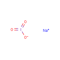 Sodium iodate formula graphical representation