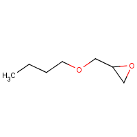 n-Butyl glycidyl ether formula graphical representation
