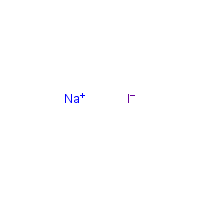 Sodium iodide formula graphical representation