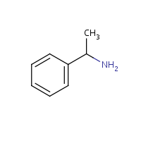D-alpha-Methylbenzylamine formula graphical representation