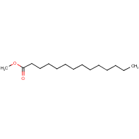 Methyl myristate formula graphical representation