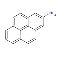 2-Aminopyrene formula graphical representation