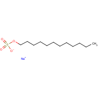 Sodium lauryl sulfate formula graphical representation